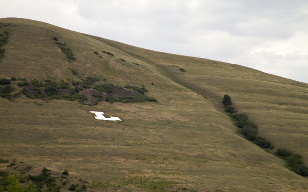 What does the "L" on Mount Jumbo stand for?